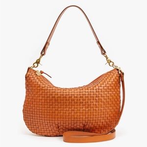 Clare V. Moyen Messenger Natural Woven NWT